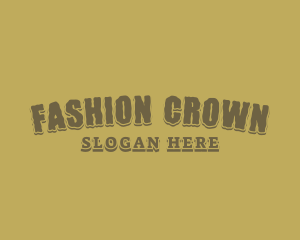 Rustic Fashion Brand logo design