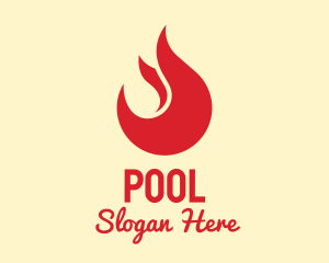 Blaze - Red Flame Restaurant logo design