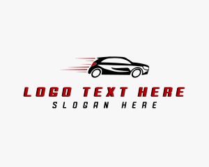 Sedan - Car Automobile Racing logo design