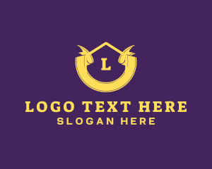 Lettermark - School Academy College Ribbon logo design