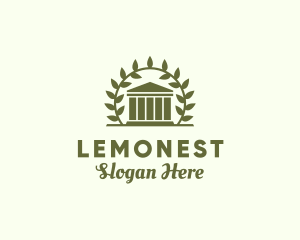 Laurel Leaf Museum logo design