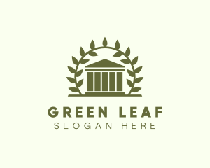 Laurel Leaf Museum logo design