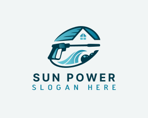 Power Washing Janitorial logo design