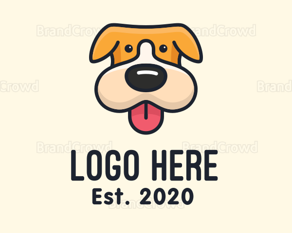 Cute Puppy Dog Logo