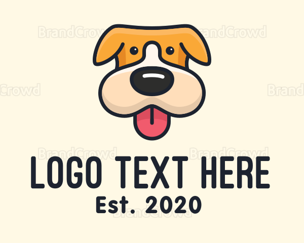 Cute Puppy Dog Logo