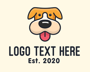 Doggy - Cute Puppy Dog logo design