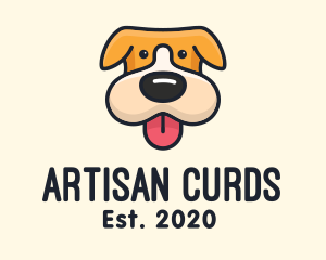 Cute Puppy Dog logo design