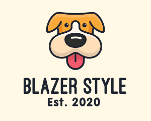 Cute Puppy Dog logo design