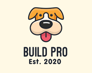 Pooch - Cute Puppy Dog logo design