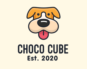 Veterinarian - Cute Puppy Dog logo design