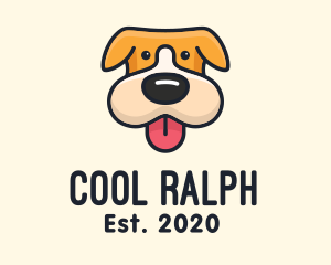 Cute Puppy Dog logo design