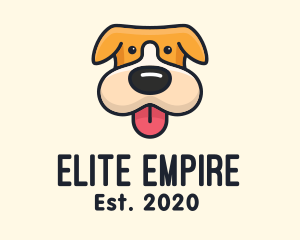 Cute Puppy Dog logo design