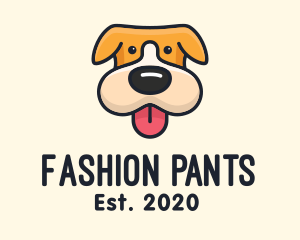 Cute Puppy Dog logo design