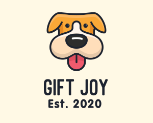 Cute Puppy Dog logo design