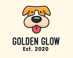 Cute Puppy Dog logo design