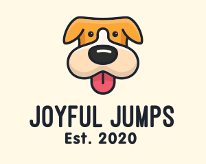 Cute Puppy Dog logo design