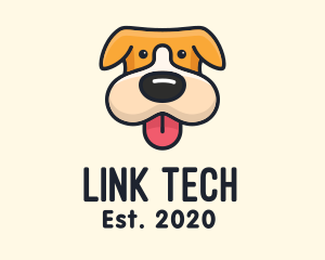 Cute Puppy Dog logo design