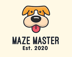 Cute Puppy Dog logo design