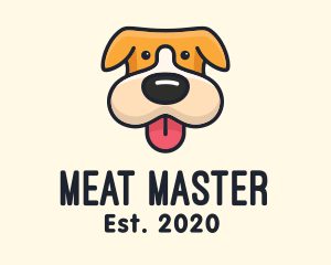 Cute Puppy Dog logo design