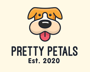 Cute Puppy Dog logo design