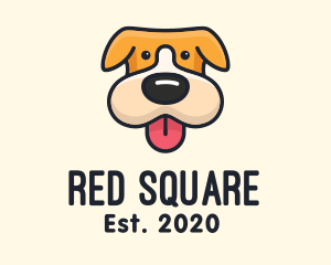 Cute Puppy Dog logo design