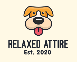 Cute Puppy Dog logo design