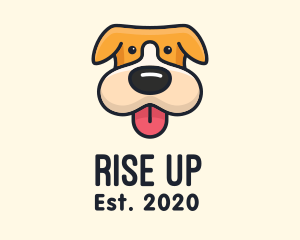 Cute Puppy Dog logo design