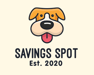 Cute Puppy Dog logo design