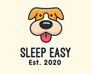 Cute Puppy Dog logo design