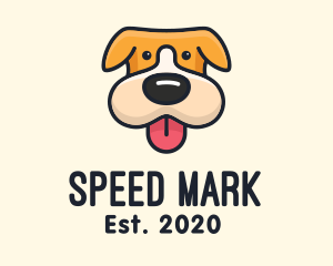 Cute Puppy Dog logo design