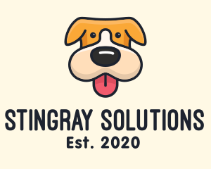 Cute Puppy Dog logo design