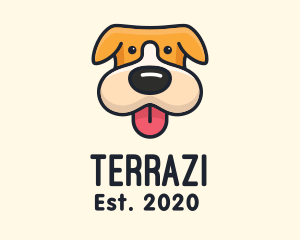 Cute Puppy Dog logo design