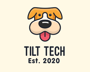 Cute Puppy Dog logo design