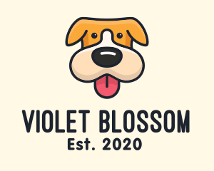 Cute Puppy Dog logo design