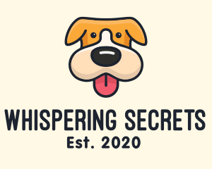 Cute Puppy Dog logo design