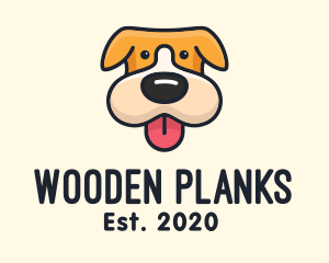 Cute Puppy Dog logo design