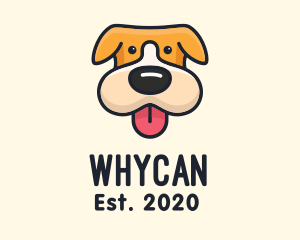 Cute Puppy Dog logo design