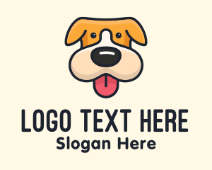 Cute Puppy Dog Logo