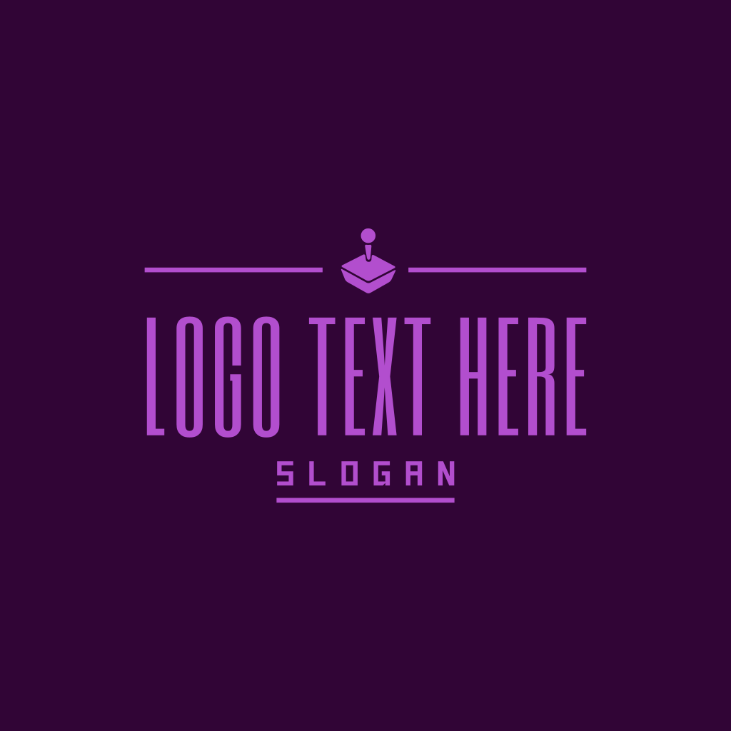 Retro Gaming Console Text Logo | BrandCrowd Logo Maker