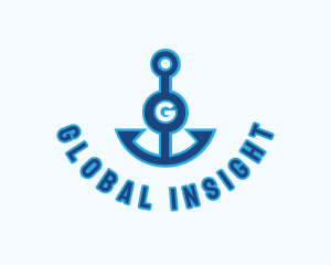 Ship Anchor Nautical Logo