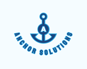 Ship Anchor Nautical logo design