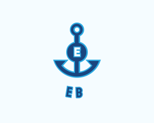 Explorer - Ship Anchor Nautical logo design