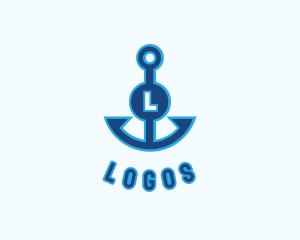 Naval - Ship Anchor Nautical logo design