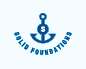 Coastal - Ship Anchor Nautical logo design