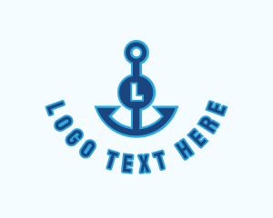 Anchor - Ship Anchor Nautical logo design