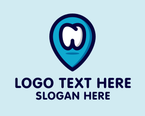 Toothpaste - Dentist Clinic Location logo design
