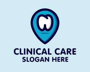 Dentist Clinic Location logo design