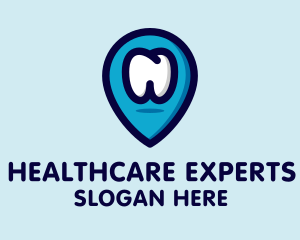 Dentist Clinic Location logo design