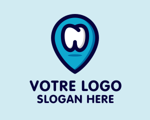 Dentist - Dentist Clinic Location logo design