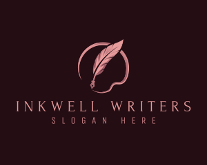 Writing - Journalist Writing Plume logo design